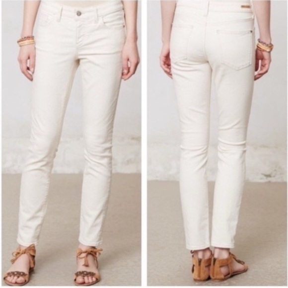 Pilcro and the Letterpress Denim - Pilcro and the Letterpress Cream Jeans